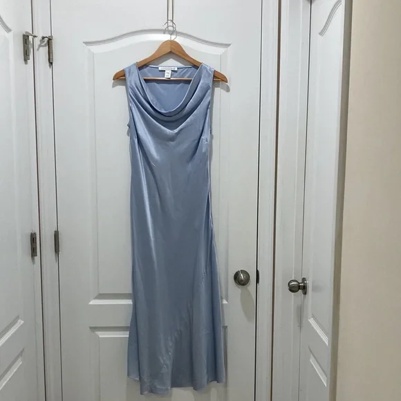 Ballinger Gold 100% Silk vintage Sleeveless Maxi Dress - Picture 1 of 6